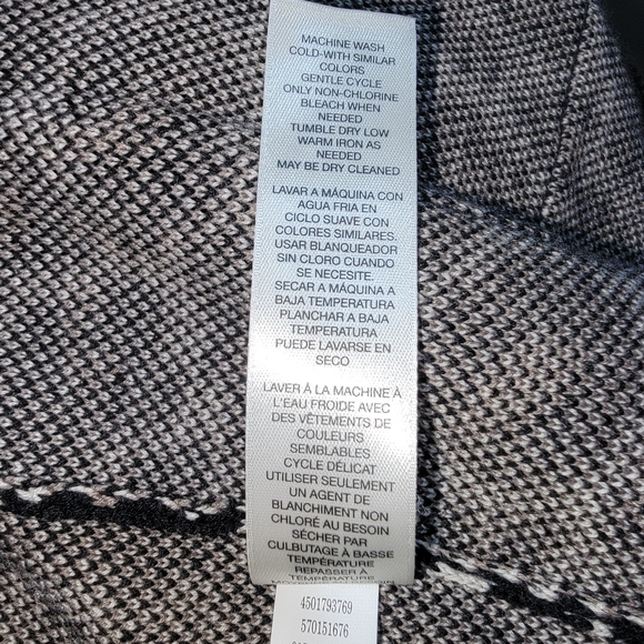 Chico's Maggie Jacquard Cheetah-Print Vest Size 2 - Picture 7 of 7